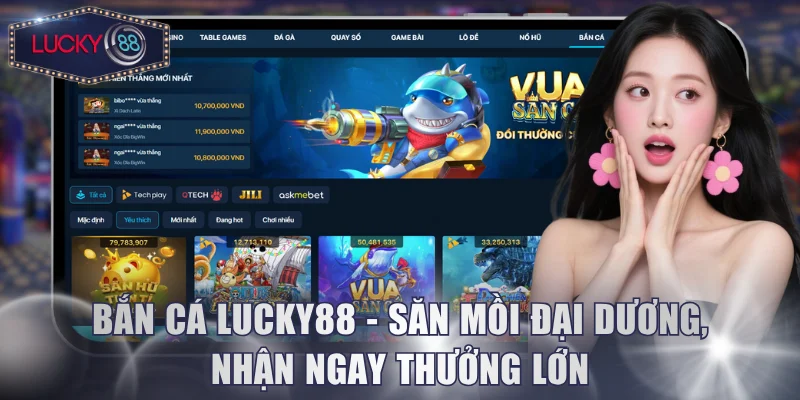 Bắn Cá Lucky88 - Săn Mồi Đại Dương, Nhận Ngay Thưởng Lớn