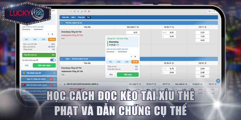 Học cách đọc kèo Tài Xỉu thẻ phạt và dẫn chứng cụ thể