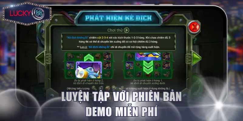 Luyện tập với phiên bản demo miễn phí